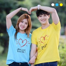 2022 교회티 JESUS LOVES 하트 교회 단체티 주문 제작