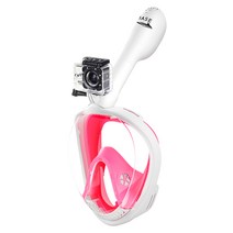 메이스 트리플브레서 풀페이스 스노쿨링 마스크, 핑크