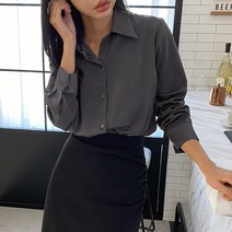 [아이슈즈] 무채색 기본 블라우스 1090848