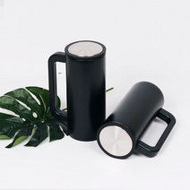 손잡이 텀블러 각인 주문제작 DD-10034, 블랙