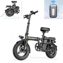 2023년 독일 ZSUN 전동 배달용 출퇴근 14인치 접이식 48V 2인용 스로틀 PAS 전기자전거 관부가세포함, 고급형 블랙, 20Ah_80~90KM(PAS)