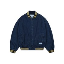 QUIETIST QT 데님 바시티 자켓-블루 DENIM VARCITY JACKET-블루213384