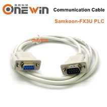 CNC 컨트롤러 모션 제어 Samkoon HMI 터치 스크린 연결 FX3U PLC 프로그램 통신 케이블 EA SA SK AK 모든