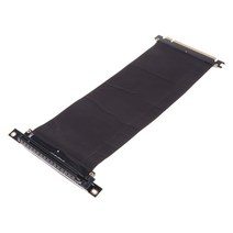 Express X16 PCIE 3.0 Extension Cable Flexible 고속 라이저 카드 커넥터 포트 어댑터 Antijam 어댑터, 0.25m.