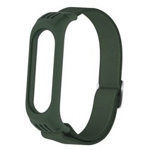 SUNZ Xiaomi MI Band 용 나일론 스트랩 6 5 4 3 탄성 교체 팔찌 스포츠 mi 스마트 워치 액세서리 루프 BB