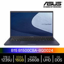 ASUS 엑스퍼트북 B1500CBA-BQ0024 노트북 인텔 12세대 i5/16GB/256GB/윈도우미포함 업그레이드상품
