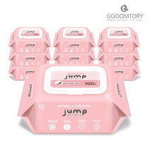 꿈토리 물티슈 13종모음전, 01_뉴 넉넉한점프캡100매10팩 55g
