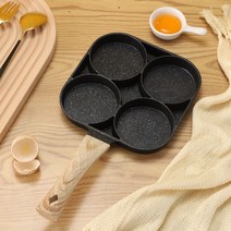 키친 3중코팅 에그팬 멀티프라이팬 19cm, 에그팬 사각 4구 × 1개