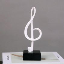 바이올린 연습용 입문용 북유럽 크리 에이 티브 음표 피아노 장식 직원 음표 선물 피아노, 화이트 스타일