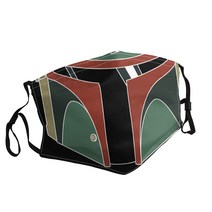 Star Wars Boba Fett Art 성인용 인쇄 마스크 일본 만화 영화 방진 빨 조절 가능