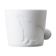 아트박스/메가커피 킨토 동물 꼬리 머그컵 460ml - 곰 (22773), 본품, 옵션선택:본품