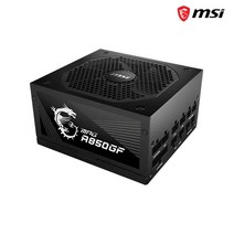 MSI MPG A850GF 80PLUS GOLD 파워 (ATX 850W), 1개, 선택하세요