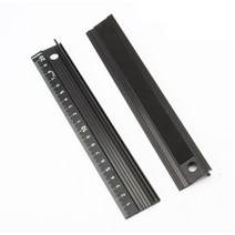 알루미늄 합금 강철 절단 드로잉 눈금자 20/30/45 cm, 20cm