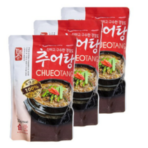 청조푸드 가마솥 진하고 구수한 경상도 추어탕, 3개, 500g