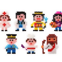 아트랄라 픽셀비즈모음전 사람 직업 비즈공예 미술만들기, 소방관