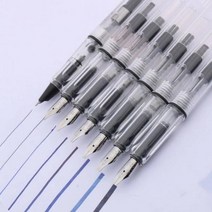 플랫닙 컨버터포함 캘리그라피 아트펜 고품질 만년필, 2.9mm UK01156