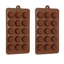 실리콘몰드 원형복 소 15구, 랜덤 발송, 4개