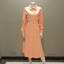 온앤온 심플 벨티드 셔츠형 원피스 JW1MO400