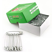 세이프티 안전옷핀 대용량 벌크 안전핀 고정핀 옷삔, 안전옷핀(미니), 1개