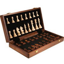 목재 접이식 체스 세트 교육용 보드게임 채스 초대형 보드 게임 포커 테이블 성인 아동 0112, 킹사이즈 45X45 왕높이 10.5cm