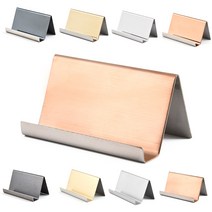 더블리스 메탈 명함 꽂이 거치대, 무광_로즈골드, 1개