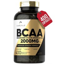 Carlyle BCAA Amino Acids 2000mg 400캡슐, 400캡슐 1개
