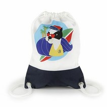 가방팝 비욘드클로젯X매니퀸 비치백 - SURFING DOG 가방 백팩 비치가방