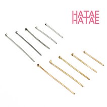 하태하태 T자핀 5g T핀 티자핀 키링 부자재 재료 나사, 10.실버_40mm(1봉 약 28개입)