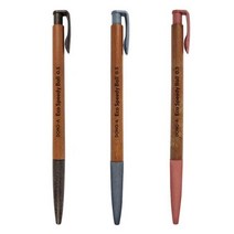 동아 에코스피디볼 목재 볼펜 3본입, 0.5mm, 혼합 3본입
