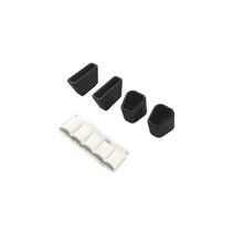 드론 주차 드론 휴대용 주차 랜딩 4pcs 후면 발 착륙 기어 보호 패드 매트 커버 예비 부품 DJI Mavic 미니, 01 Black