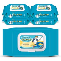 올마이웨이 물걸레 청소포 대형 캡형 30매, 10팩