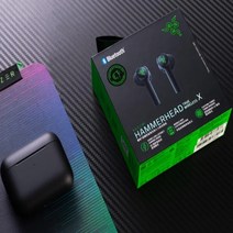 레이저 블랙샤크v2pro RAZER Blackshark V2 Pro razer hammerhead true x 무선 게임 이어버드 저지연 블루투스 5.2 tws 블랙 스마트, 없음