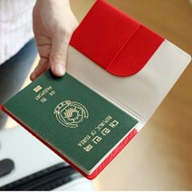 심플한 여권 케이스 커버 안티 스키밍 차폐 필름 PVC 여권 커버 파우치 여행용 지갑 가죽 케이스 가족