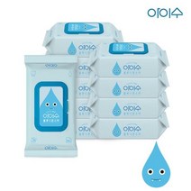 아이수 블루니몬스터 물티슈 캡형 100매 x 10팩, 블루니 몬스터 캡형 100매 x 10팩