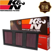 K&N 33-2985 순정형 퍼포먼스 흡기필터 튜닝 습식 에어필터 에어크리너 [벤츠 GLK350 ML350 R350 S350 S400 SL350 SLK350 3.5]
