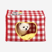 파인땡큐 프레임 강아지하우스 M.패리스독, 레드