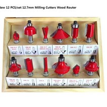 트리머비트 푸터비트 라우터비트 목공 트리머날 라우터날 루터날, 1/2（12.7mm）