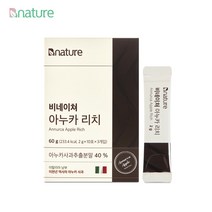 [Bnature] 비네이쳐 아누카사과분말 아누카리치, 60g, 1개