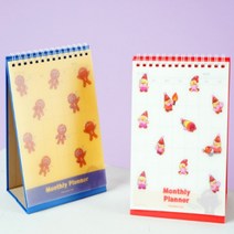 스터디플래너 먼슬리 스케줄러 한달 쿠키런 킹덤 스탠딩, 랜덤발송