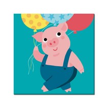 쉬운명화그리기 모모픽스페인팅 놀이공원 피그 25x25cm 코스모스 해바라기 벗꽃 동산 그림 유화그리기 따라