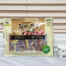 강아지자연식 블리스틱 400g 오리고구마 막대사료 단미사료