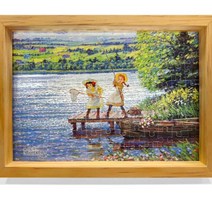 빨강머리 앤 그림 100피스 퍼즐 액자 세트 치매 예방 부모님 할머니 선물