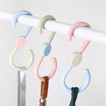 PG 옷장 주방 욕실 360도 회전 다용도 S고리 후크 3P세트, 3개입