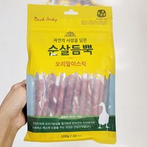 [쓱배송] 순살듬뿍 오리말이스틱 CT1 30P(300g), 1개, 단품