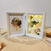 청첩장액자 부케말리기선물 부케말리기, 액자 화이트