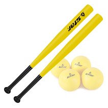 스타스포츠 뉴 티볼 배트 69cm 옐로우 소형 공식규격, WXR3000S_옐로우