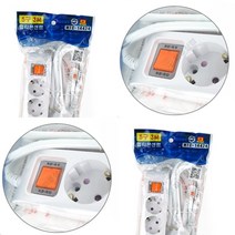 탭 멀티콘센트 5구 3M 2평방꾸미기 1구연장선