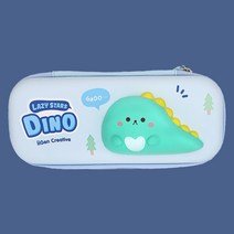 일정문구 레이지스타쪼물스퀴시필통 말랑말랑 촉감 파우치, 공룡