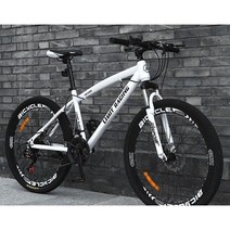 ( MTB 산악자전거 ) 입문용 MTB자전거 26인치 크로스컨트리 21/24단, 21단, 써클 화이트
