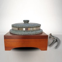 [금산돌그릇] 돌솥세트 (돌솥+사각받침+집게), 돌솥세트(20)